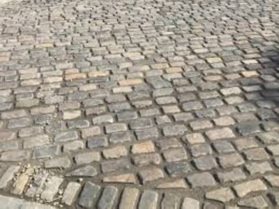 Somerset Paving Contractors Laying Cobblestones in Somerset