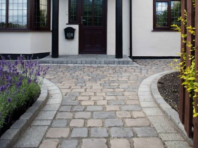 Somerset Paving Contractors Laying Cobblestones in Somerset